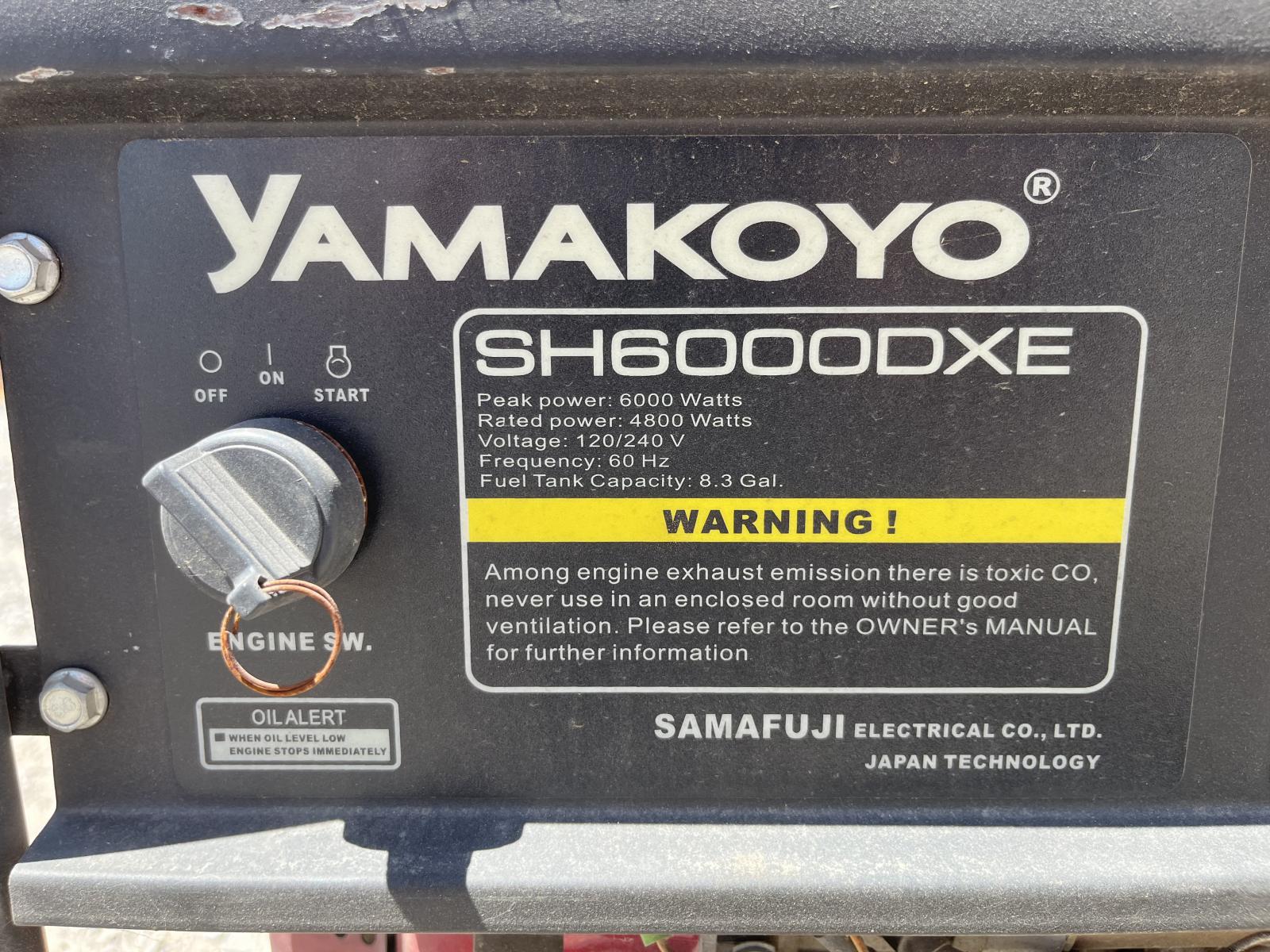 PLANTA DE LUZ YAMAKOYO SH6000DXE